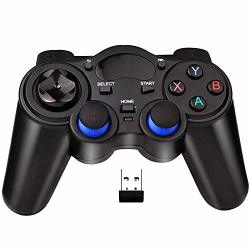 Eiffter USB Wireless Gaming Controller Gamepad For Pc laptop Computer Windows XP 7 8 10 & PS3 & Android & Steam BLACK1