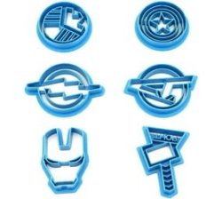 Avengers Cookie Cutter Marvel Cookie Cutter Captain America Iron Man Avengers Thor Flash Shield Set