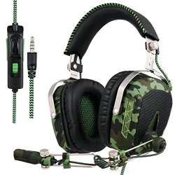 Xbox One PS4 PC Gaming Headsets Sades SA926T Gaming Headphone 3.5MM Over-ear Headphones With Microphone In-line Volume Control