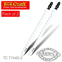Tork Craft T-shank Jigsaw Blade For Wood Speed Cutter 4MM 6TPI 180MM