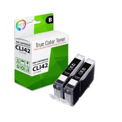 True Color Toner Tct Compatible Ink Cartridge Replacement For Canon CLI-42 CLI42 Black Works With Canon Pixma PRO-100 Printers - 2 Pack