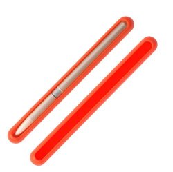 Kogogo Silicone Pen Holder Single Case Elsatic Rubber Sleeve Red