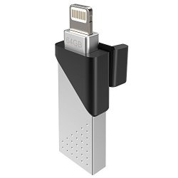 Silicon Power 64GB Flash Drive Iphone Ipad Flash Drive Xdrive Z50 Dual Interface With Lightning & USB 3.1 GEN1 Connector Apple Mfi Certified