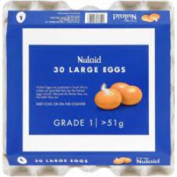 Nulaid Grade 1 Large Eggs 30 x 51g