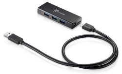 J5 Create 4X USB3.0 Hub - Powered Via USB Port Or Power Adapter Included