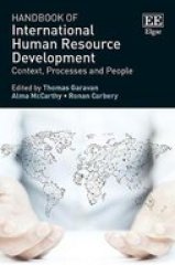 Handbook Of International Human Resource Development - Context Processes And People Hardcover