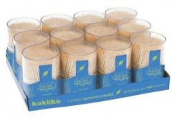 Toothpicks In Plastic Containers 400 Pieces