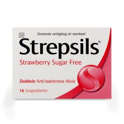 Strawberry Sugar Free Throat Lozenges - 16