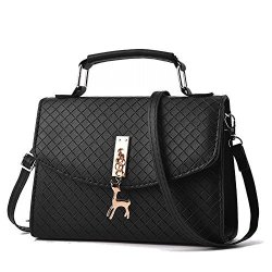 Top Handle Bags Womens Purses And Handbags Crossbody Shoulder Bags Satchel Lady Small Bag Black