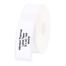 D11 D110 D101 H1S Thermal Label 12X40MM - 160 Labels Per Roll - White