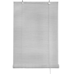Outdoor Roll Up Blind Inspire Bamboo White 120X300CM