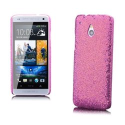 Icues Compatible With Htc One MINI M4 Sparkle Case Rose | Screen Protector Included Cover Shell Shookproof