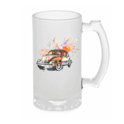 Beetle - Frosted Beer Mug