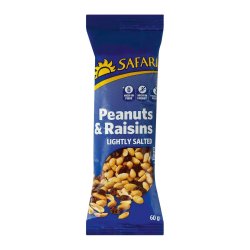 - Peanuts & Raisins 20 X 60G