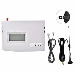 GSM Wireless Terminal GSM 900 1800MHZ Desktop Phone Fixed Wireless Terminal Support Alarm System 100-240V White Fixed-line To Wireless Dialer Quad Band Us