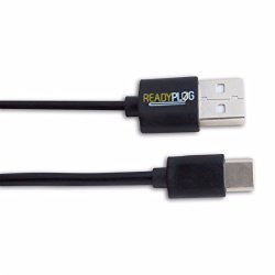 Readyplug USB Type-c Charging Cable For: Samsung Fast Charge Wireless Charging Convertible Stand EP-PG950 Black 3 Feet
