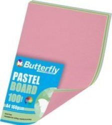 A4 Pastel Board - Assorted 160GSM 100 Sheets