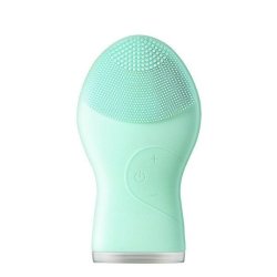 Electric Facial Cleansing Brush Deep Face Cleaning Massager Green