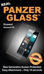 Panzerglass Protective Anti Scratch Fluid Resistant Glass Screen Protector Shield For Huawei Ascend P6 PG1120