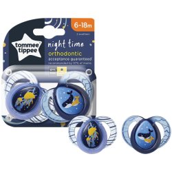 Tommee Tippee T tippee Soother Night - 6-18 Months