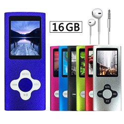 Volger Digital 16 Gb Portable Ultra-thin MP3 MP4 Player Lcd Display Music Player Video Player Media Player Voice Recording Player For Laptop Computer For