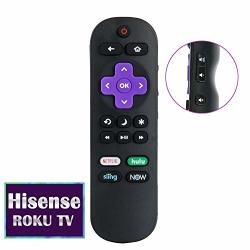 Replacement Remote Control For Hisense Roku Tv 50R7050E 55R7E 50R7E 65R6E1 65R7E1 40H4F 40H4030F 60R5800E 43R7E 43R6E 32H4030F 75R6E1 32H4E1 55R6E 32H4F H4 Series