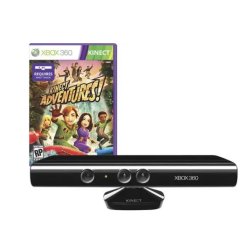 Kinect Sensor - Black Includes Kinect Adventures Game - Black Boxed Xbox 360