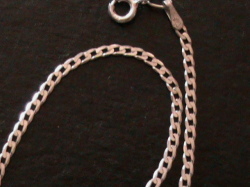 Solid Sterling Silver Bracelet. 19 5 Cm Long