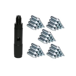 Adaptor 88G To 12G CO2 + 50 12G CO2 Cartridges