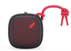 Nude Audio Move S Wired Portable Speaker - Black red