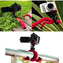 Portable Phone Camera Holder Flexible Octopus Tripod Bracket Free Shipping