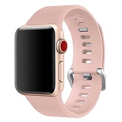 Band For Apple Watch 38MM Langte Silicone Apple Watch Band For Apple Watch Series 3 2 1 Sport Edition 38 S m Vintage Rose