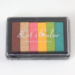 Diy Multicolor Sponge Ink Pad For Rubber Stamp Fabric Stamping