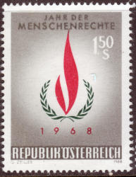 Austria 1968 Unmounted Mint Sg 1531 Human Rights Year