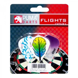 PUMA DARTS Poly Kite Flights 9 Pack Of Flights
