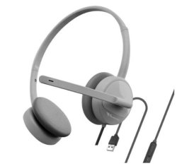 XP-1U USB Wired Headset With Microphone - Dark Grey