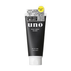 Shiseido Uno Mens Whip Face Wash 130G - Black Harakjuku Culture Pack