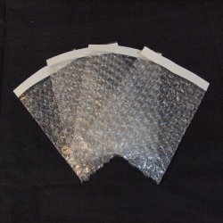 25 Packs 6X8.5 Self-seal Clear Bubble Out Pouches Bags 3 16" Bubble Wrap 6X8.5