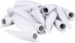 White Plastic Plugs 50PC