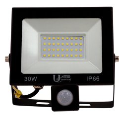 Floodlight With Sensor 30W LED