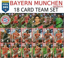 Fifa 365 2018 Bayern Munich Full Base Team Set - 18 Cards Inc. All 6 Foil Cards - Panini Adrenalyn XL