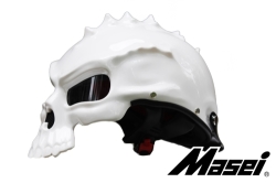 White Skull Helmet L Price Drop