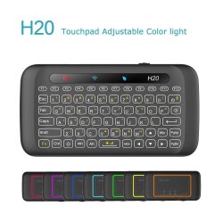 Zoweetek 2.4GHZ Wireless Ultra MINI Backlit Touch-pad Keyboard - Black