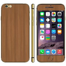 Wood Texture Mobile Phone Decal Stickers For Iphone 6 Plus & 6s Plus