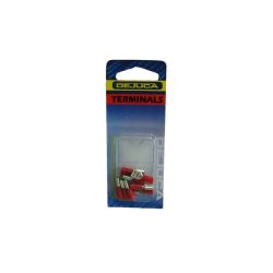 - Terminal - Disconnect - Red - Female - 6.4MM - 8 CARD - 3 Pack
