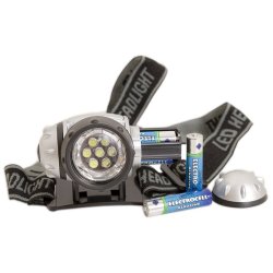 Rubber Torch Headlamp 7 LED