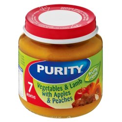 Purity - 2ND Foods Apple & Yoghurt 125ML Vegetable And Lamb