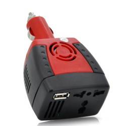 Car 150w Power Inverter 12v Dc To 220v Ac + 5v USB Port