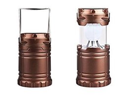 Portable 8-LED Solar Rechargeable Camping LED Lantern