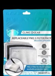 Replaceable PM2.5 Layered Filter - 2 Pack